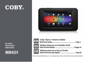 Manual Coby MID4331 Tablet