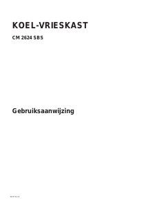 Handleiding Marijnen CM 2624 SBS Koel-vries combinatie
