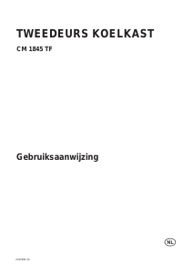 Handleiding Marijnen CM 1845 TF Koel-vries combinatie