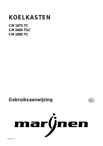 Handleiding Marijnen CM 1895 TC Koelkast