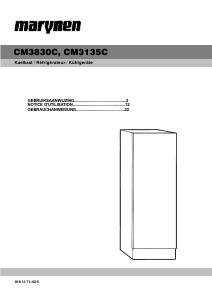 Handleiding Marijnen CM 3135 C Koelkast