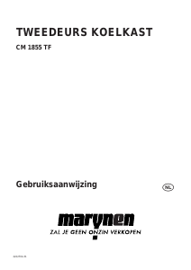 Handleiding Marijnen CM 1855 TF Vriezer