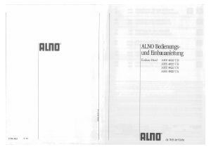 Manuale ALNO AHE 4022 UA Cucina