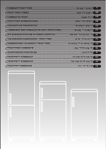 Manual Candy CDNF 4575 Frigorífico combinado