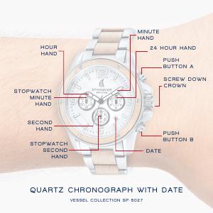 Handleiding Spinnaker SP-5027-22 Vessel Horloge