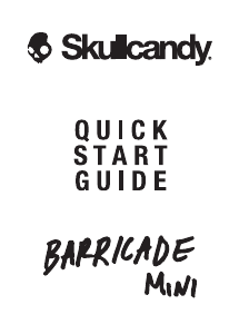 Manual Skullcandy Barricade Mini Altifalante