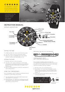 Manual Poseidon Chronograph Watch