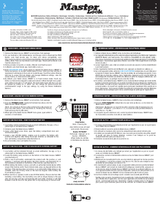 説明書 Master Lock 5441EURD 金庫