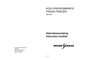 Manual Marijnen CM Cycle Fridge-Freezer