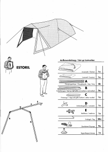 Manual High Peak Estoril Tent