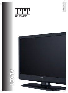 Manual ITT LED 20H-7075-B LED Television