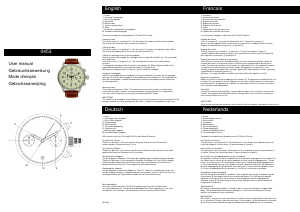 Mode d’emploi Davis 0453 Aviamatic Montre