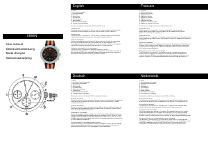 Mode d’emploi Davis 0888 Roadster XL Montre