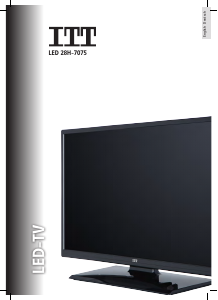 Manual ITT LED 28H-7075-B LED Television