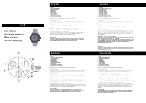 Mode d’emploi Davis 1344 Roadster Montre