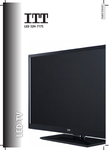Manual ITT LED 32H-7175-B LED Television