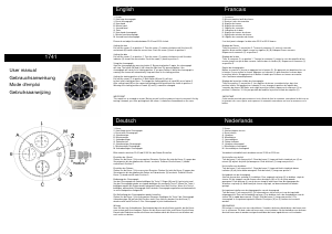 Handleiding Davis 1741 Diver Horloge