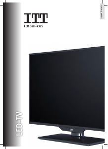 Manual ITT LED 32H-7375-B LED Television