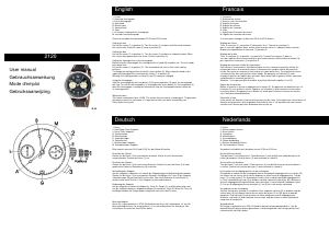 Manual Davis 2120 Thomas Watch