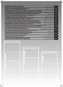 Manual de uso Candy CDNF 3760A Frigorífico combinado