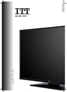 Manual ITT LED 42F-7275-B LED Television