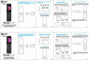 Manual BLU Diva Flip Mobile Phone