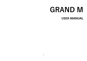 Bruksanvisning BLU Grand M Mobiltelefon