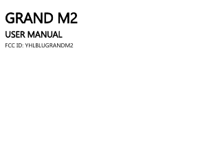 Manual BLU Grand M2 2018 Mobile Phone