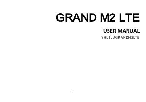 Manual BLU Grand M2 LTE Mobile Phone