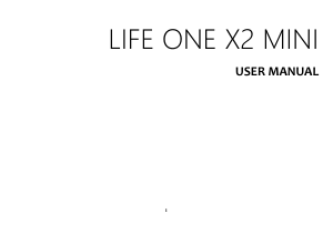 Manual BLU Life One X2 Mini Mobile Phone