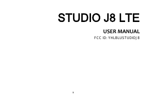 Manual BLU Studio J8 LTE Mobile Phone