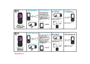 Manual BLU Tank 2.4 Torch Mobile Phone