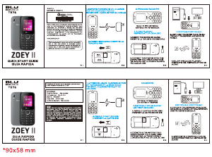 Manual BLU Zoey II Mobile Phone