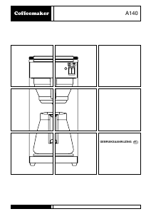 Handleiding Animo A140 Koffiezetapparaat