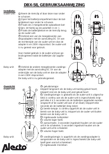 Handleiding Alecto DBX-58 Babyfoon