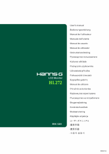 Bedienungsanleitung Hanns.G HL272HPB LCD monitor