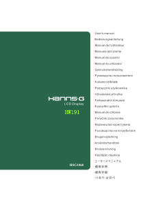 Bedienungsanleitung Hanns.G HW191DP0 LCD monitor