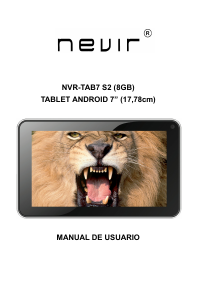 Manual de uso Nevir NVR-TAB7 S2 Tablet