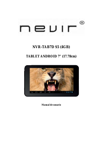 Manual de uso Nevir NVR-TAB7D S5 Tablet