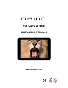 Manual de uso Nevir NVR-TAB9Q S5 Tablet