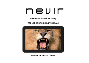 Handleiding Nevir NVR-TAB101 DUAL S5 Tablet