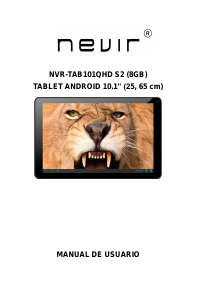 Handleiding Nevir NVR-TAB101 QHD S2 Tablet