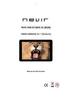 Handleiding Nevir NVR-TAB101 QIPS S5 Tablet