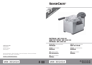 Bedienungsanleitung SilverCrest SEF 2300 D3 Fritteuse