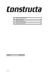 Manual Constructa CF232520 Oven