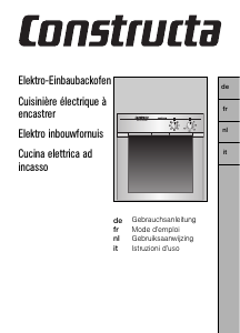 Manuale Constructa CF13850 Forno