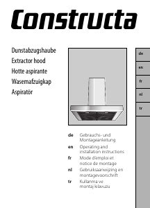 Bedienungsanleitung Constructa CD649550 Dunstabzugshaube