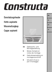 Bedienungsanleitung Constructa CD639050 Dunstabzugshaube