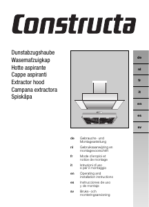 Bruksanvisning Constructa CD75130 Köksfläkt