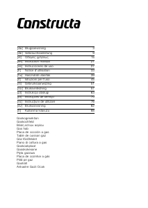 Mode d’emploi Constructa CA174651NL Table de cuisson